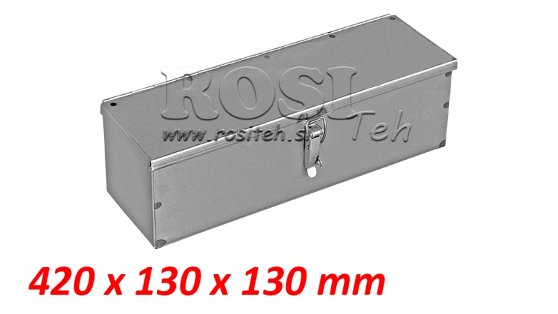 METAALDOOS 420X130X130