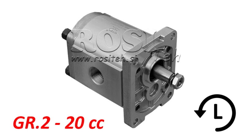 HYDRAULISCHE POMP GR.2 20 CC LINKS - DRAAD