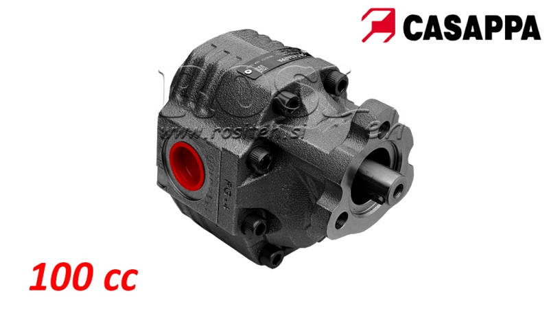 HYDRAULISK GJERDINGSPUMPE REVERSIBEL 100CC CASAPPA