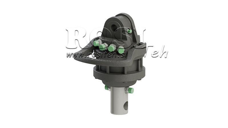 ROTATORE IDRAULICO 4500/2500 KG CON ASSE