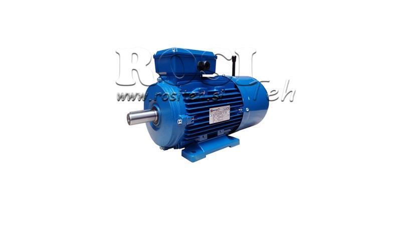 0.75kW-MOTORE ELETTRICO CON FRENATURA MSH 80 2-4_1380rpm 3Fase piede-B3