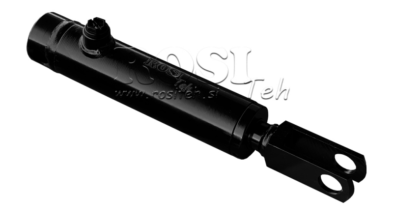 HYDRAULISCHE REMCILINDER MET INTERNE RETOURVEER EN GAFFEL 25/70MM