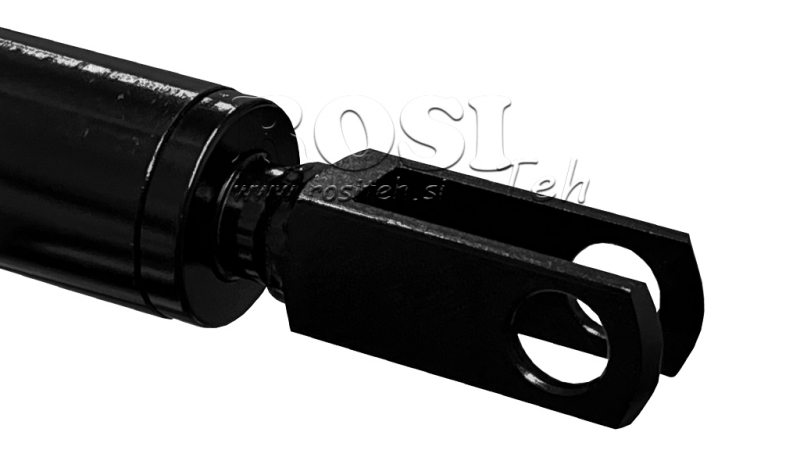 HYDRAULISCHE REMCILINDER MET INTERNE RETOURVEER EN GAFFEL 25/70MM