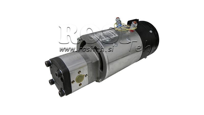 HYDRAULISK PUMPE SAMMENSÆTNING GR.2 - 10cc ELEKTRISK MOTOR 24V - 4.5kW
