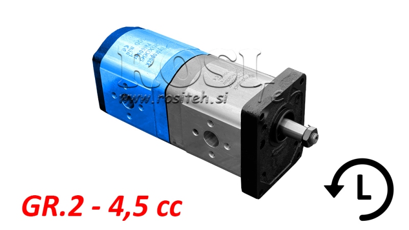 HYDRAULISK PUMPE 20A4,5X066 BAG. GR.2 4.5 CC VENSTRE