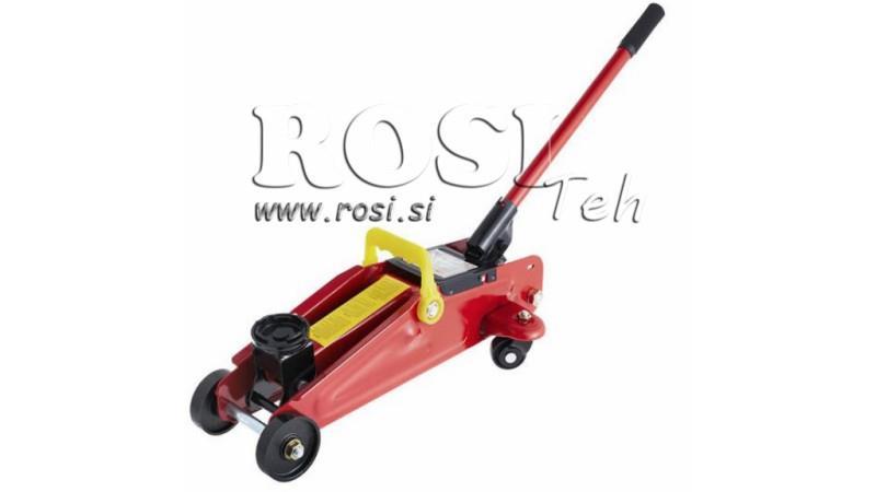 SOLLEVATORE IDRAULICO A FORBICE SU RUOTE 2 Ton