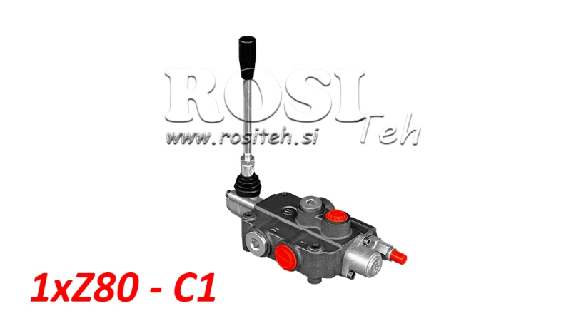 HYDRAULISCHE KLEP 1XZ80 + ENKELWERKENDE C1