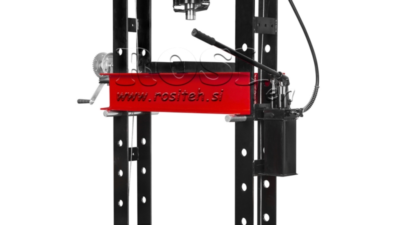 WORKSHOP HYDRAULISCHE DRUKPERS VOOR LAGEREN 50T - tweesnelheid