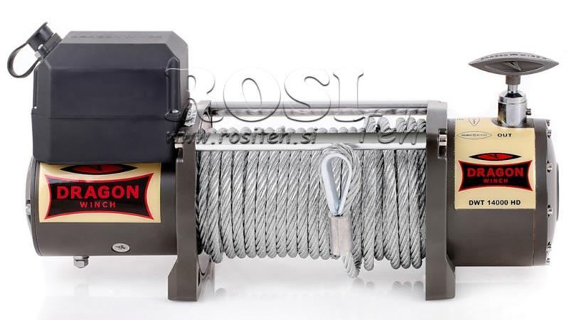 VERRICELLO ELETTRICO 24 V DWT 14000 HD - 6350 kg