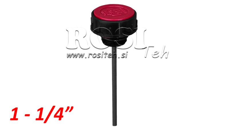 VULLENDE KAP 1 1/4 MET NIVEAUPAAL EN LUCHTVENTIEL