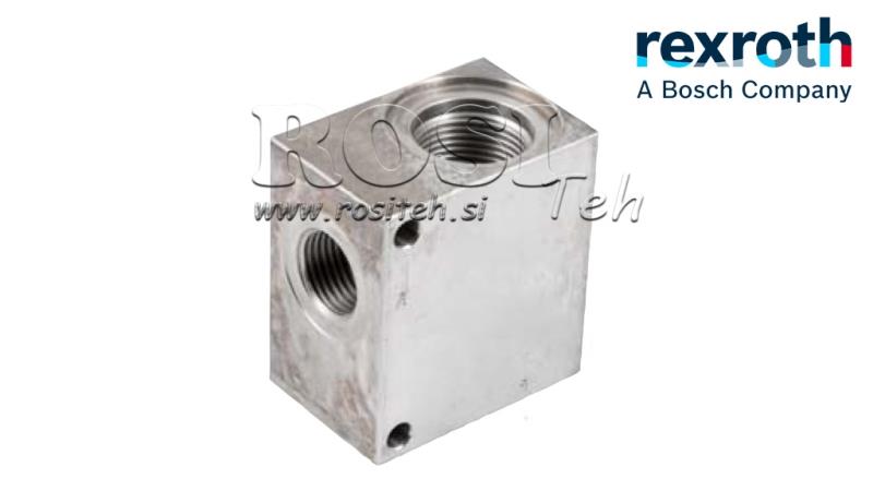 ALLOGGIAMENTO PER VALVOLA IDRAULICA A 2 VIE REXROTH 1 150-LIT