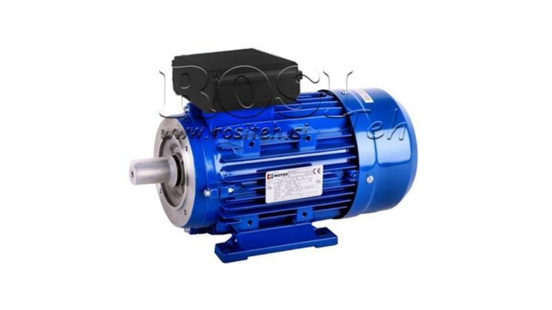1.1kW-ELEKTRISK MOTOR MYT 80 2-2_2720rpm 1Fase fodflange-B14
