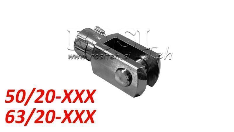 MONTAGGIO CI PER CILINDRO PNEUMATICO PCAS50/20 - 63/20 (M16x1.5) CLIP