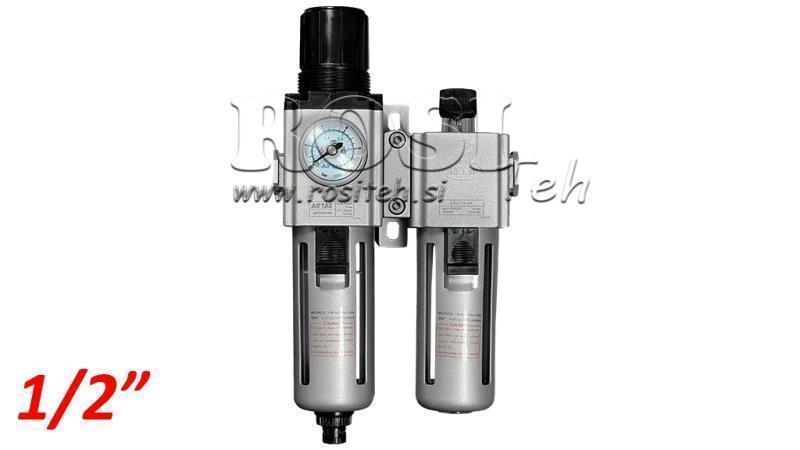 UNITÀ DI PREPARAZIONE PNEUMATICA 300 G1/2 40µ 0-10b