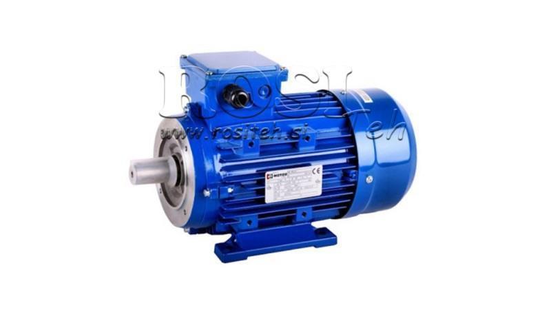 MOTORE ELETTRICO 0.55kW MS 80 2-6_900rpm 3Fase flangia a piede-B14