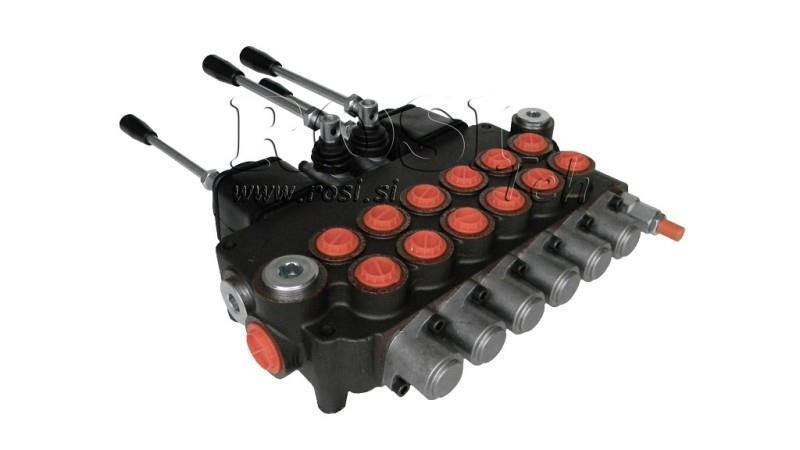 VALVOLA IDRAULICA 6xP80 2x JOYSTICK