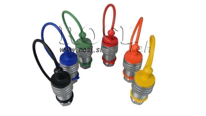 COPERTURA PROTETTIVA IN GOMMA ROSSA - RACCORDI RAPIDI FEMMINILI