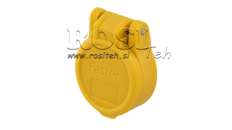 COVER PROTETTIVA GIALLO PVC INNESTO RAPIDO FEMMINA PUSH PULL