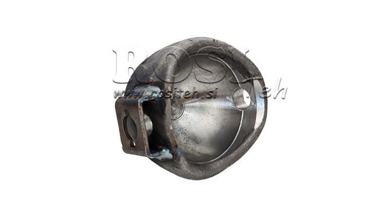 TESTA PER CAMION DUMP fi 78 CON DUE APERTURE