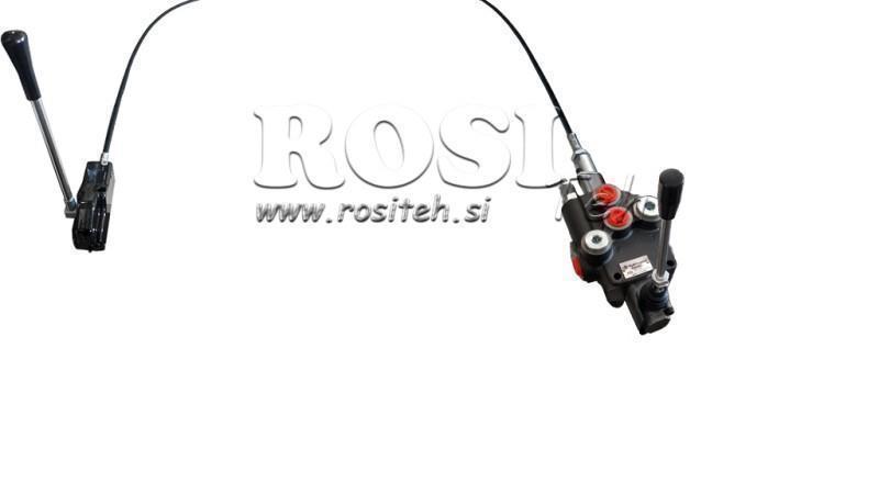 JOYSTICK DVOJNA ROČICA 3 met. HIDRAVLIČNI VENTIL 1xP40 lit.
