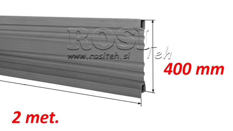 PAGINA PER RIMORCHIO PER RIFIUTI 2 METRI - ALTEZZA 400 mm