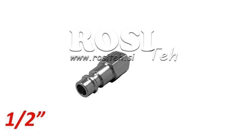 CONNESSIONE RAPIDA PNEUMATICA MASCHIO FILETTATURA INTERNA G012 - DN7.2