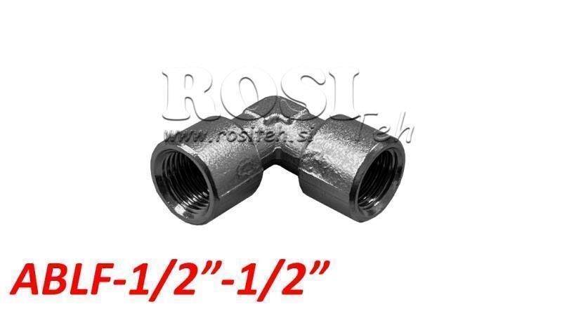 PNEUMATISCHE CLASSIC HOEK AANSLUITING ABLF-012-012