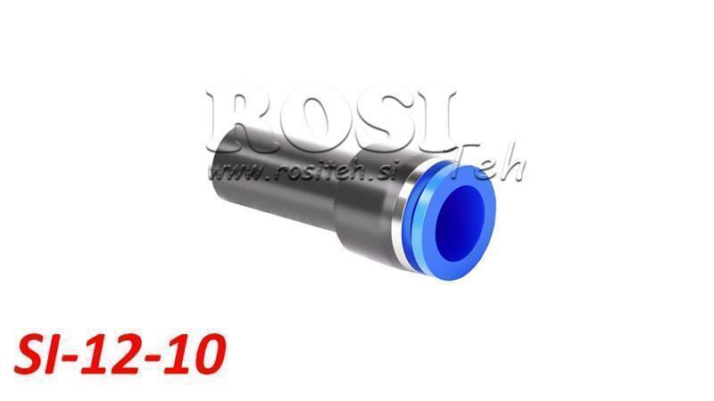 PNEUMATISCH PLUG REDUCER AANSLUITER TPA ZONDER DRAAD SI-12-10