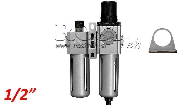 UNITÀ DI PREPARAZIONE PNEUMATICA 300 G1/2 40µ 0-10b