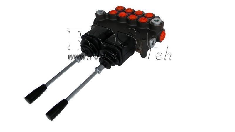 VALVOLA IDRAULICA 4xP80 2x JOYSTICK