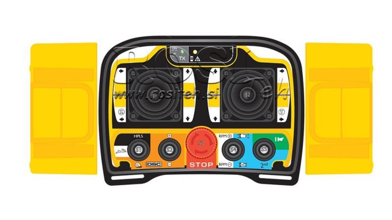 CONTROLLO REMOTO RADIO - PROPORZIONALE - ZEUS2 B2 10015 Standard