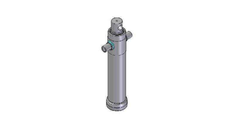 3024F - TELESCOPISCHE CYLINDER STANDAARD/GAT 2 FASES REIS 795 DIAMETER 95