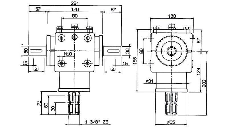 HOEKOVERBRUG PTO-R20T 1:2 (25PK-18kW)