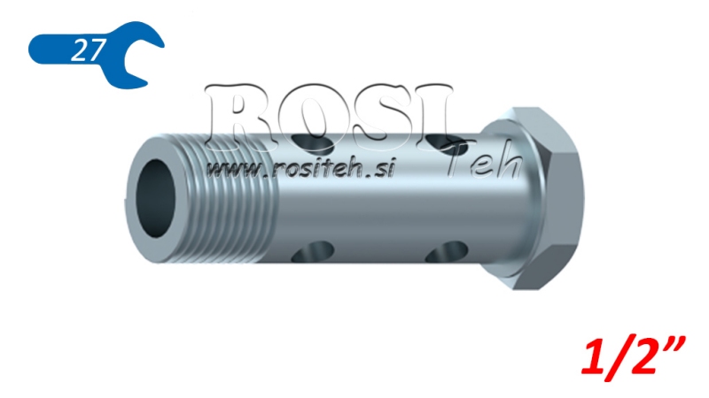 HYDRAULISCHE HOLLE BOUT DUBBEL 1/2