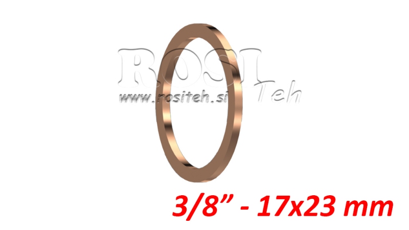 KOPEREN RING 3/8 - 17X23 MM