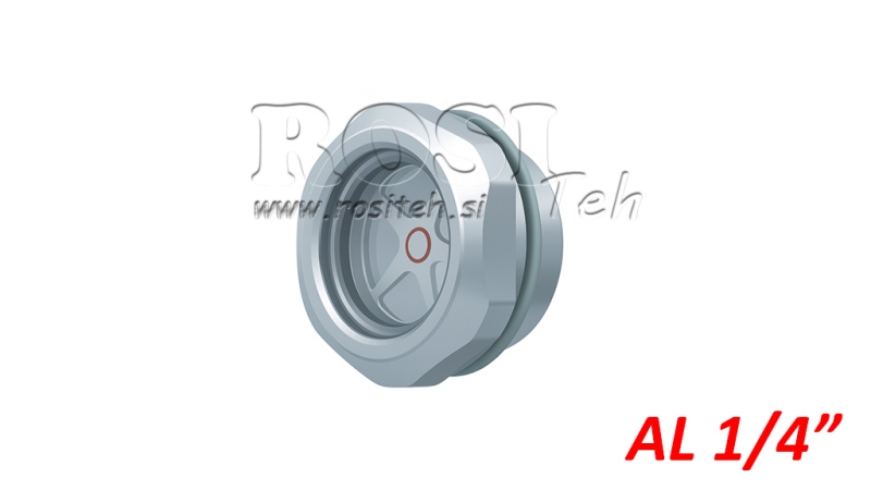 HYDRAULISCHE OLIE NIVEAU-INDICATOR MET DOT AL 1/4