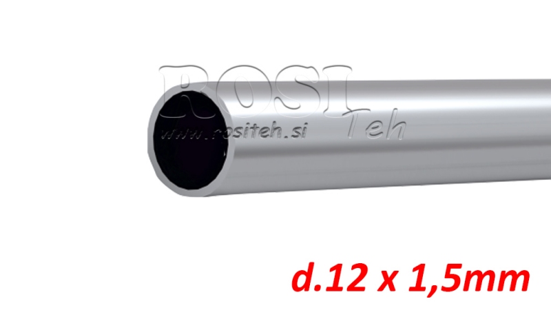 TUBO IDRAULICO METALLO d.12 x 1.5mm