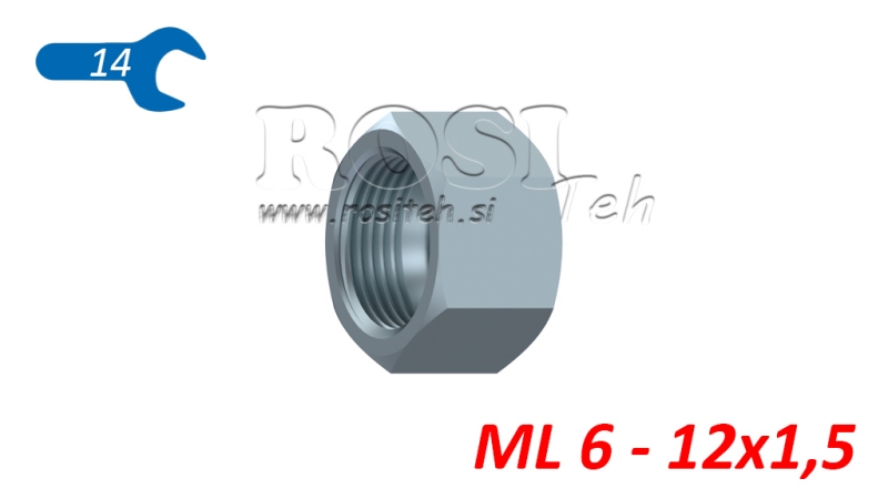 HYDRAULISCHE MOER ML 6 - 12X1.5