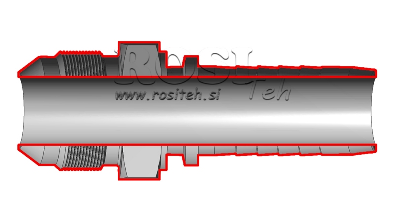 COLLEGAMENTO IDRAULICO AGJ JIC74° MASCHIO DN10-9/16-18