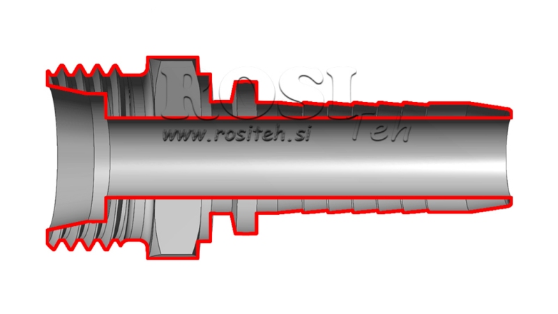 COLLEGAMENTO IDRAULICO CES 8 CON MASCHIO DN6-M16X1,5