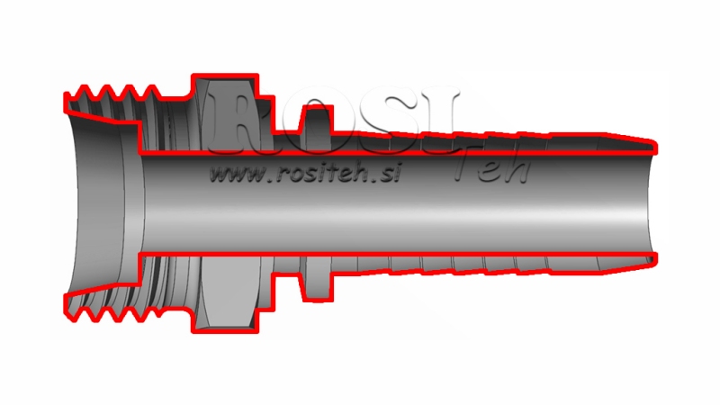 HYDRAULISCHE AANSLUITING CEL 18 L MANNETJE DN12-M26X1.5