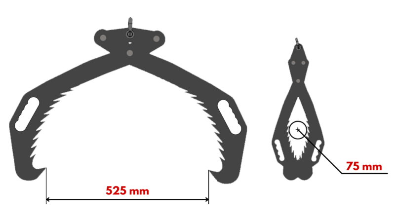 HAND BOSBOUWGRIJPERS HD50 (500 MM) - GELAKT