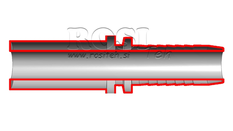 HYDRAULISCHE AANSLUITSLANG RECHT DN19-d.18
