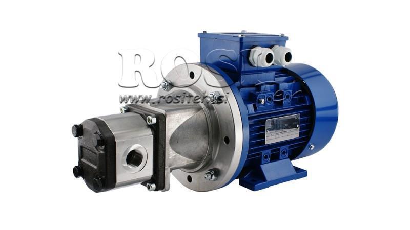 HYDRAULISCHE POMP MONTAAGE GROEP 2 20 ccm ELEKTRISCHE MOTOR 3-fase - 7.5 KW (stroom = 29 liter/min)