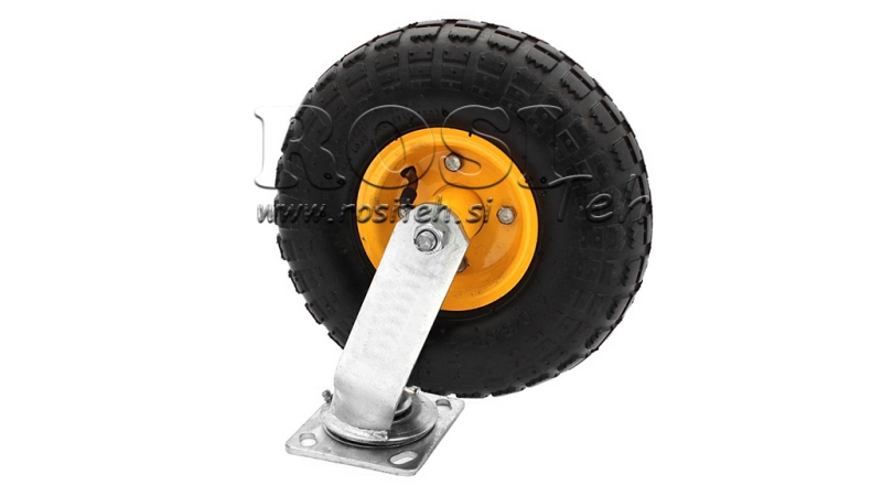 PNEUMATISK HJUL 27/30cm SVINGENDE BASE SC100