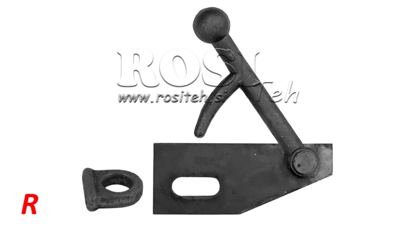 PANNELLO LATERALE DEL TRAILER CHIUSURA PIASTRA DESTRA