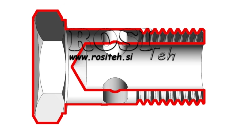 HYDRAULISCHE HOLLE BOUT 3/8