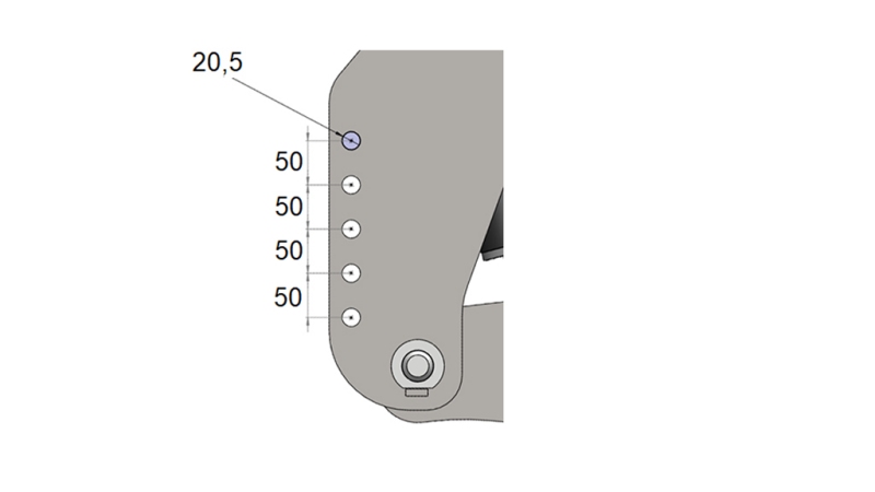 UNIVERSAL FRONTLIFT FOR TRAKTOREN KAT. 2 1500KG