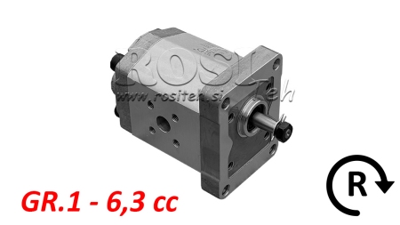 HYDRAULISCHE POMP GR.1 6.3 CC RECHTS - FLANGES