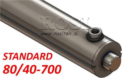 HYDRAULISCHE CYLINDER STANDAARD 80/40-700